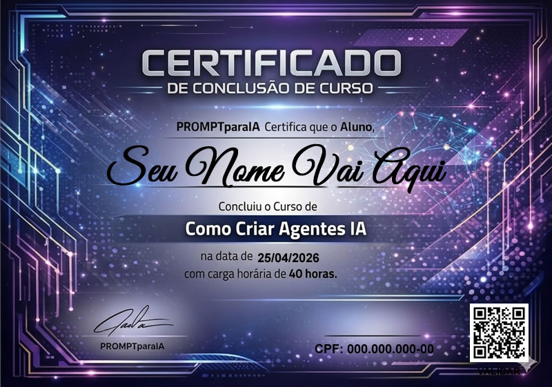 Certificado Influencer Frente