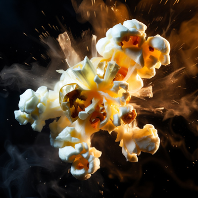 Slow motion pipoca