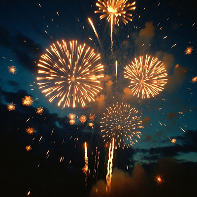 Slow motion fogos