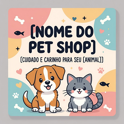 Banner Pet Shop