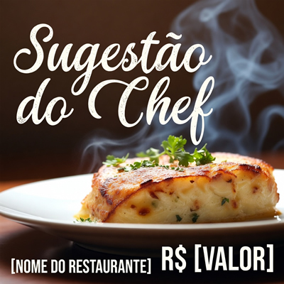 Cartaz Cardápio