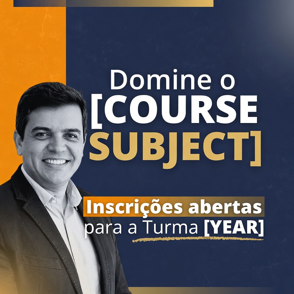 Cartaz Curso