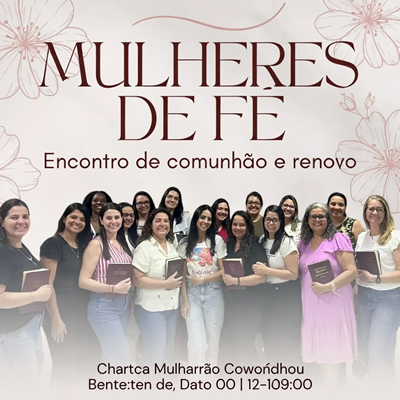 Cartaz Culto de Mulheres