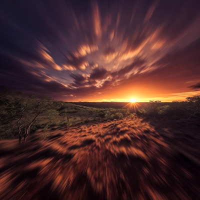 Time-lapse nascer do sol